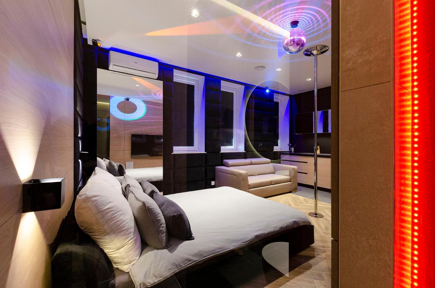 Lupoapartments Z Jacuzzi Pole Dance Leczycka 29 Klimatyzacja Parking Dostep Na Kod Łódź Værelse billede