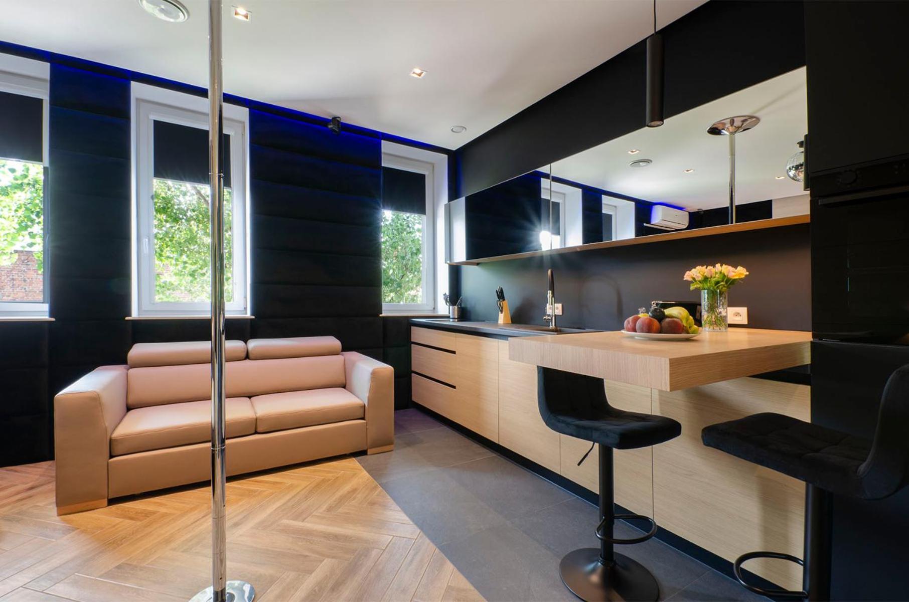 Lupoapartments Z Jacuzzi Pole Dance Leczycka 29 Klimatyzacja Parking Dostep Na Kod Łódź Værelse billede