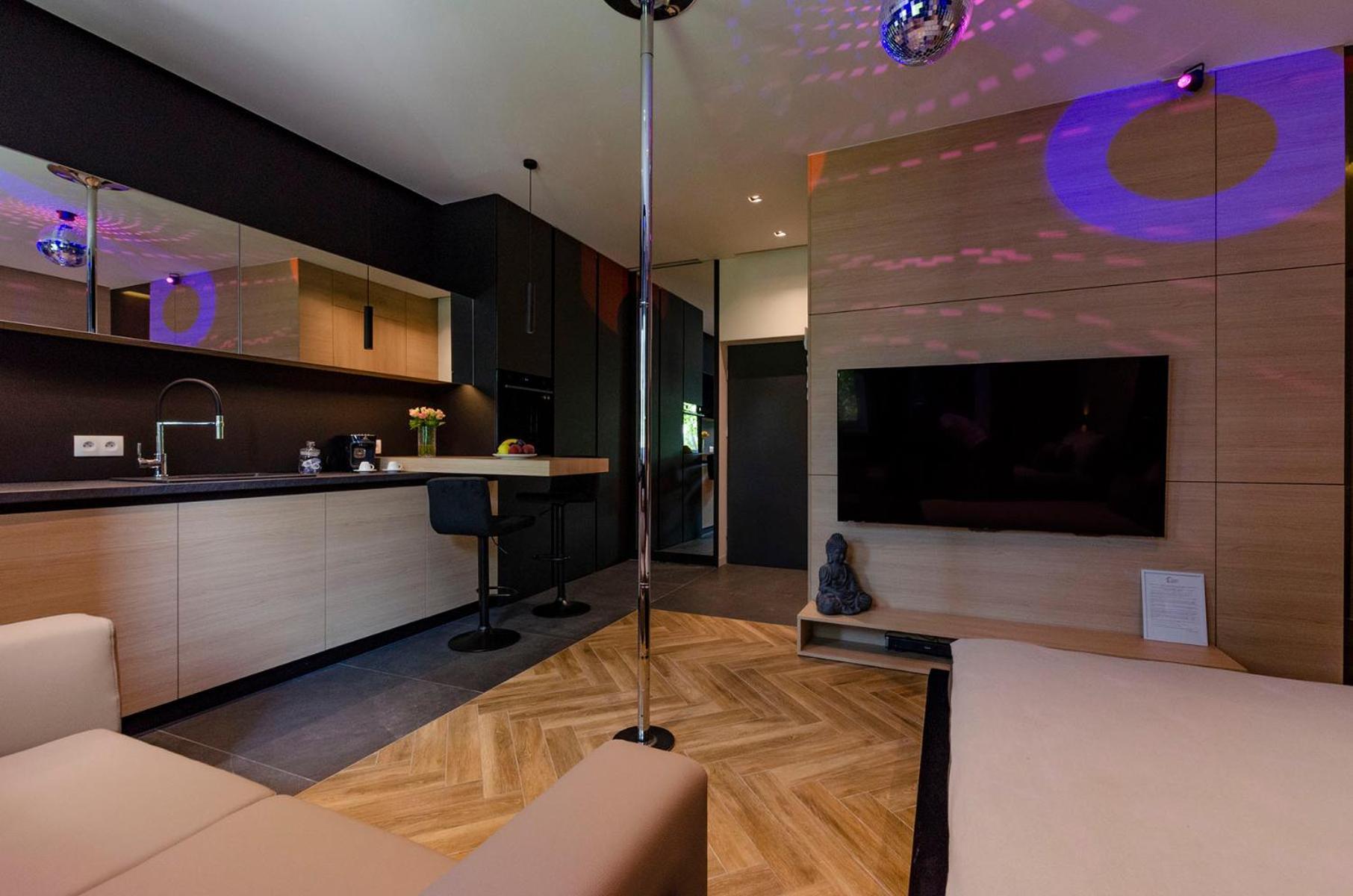Lupoapartments Z Jacuzzi Pole Dance Leczycka 29 Klimatyzacja Parking Dostep Na Kod Łódź Værelse billede
