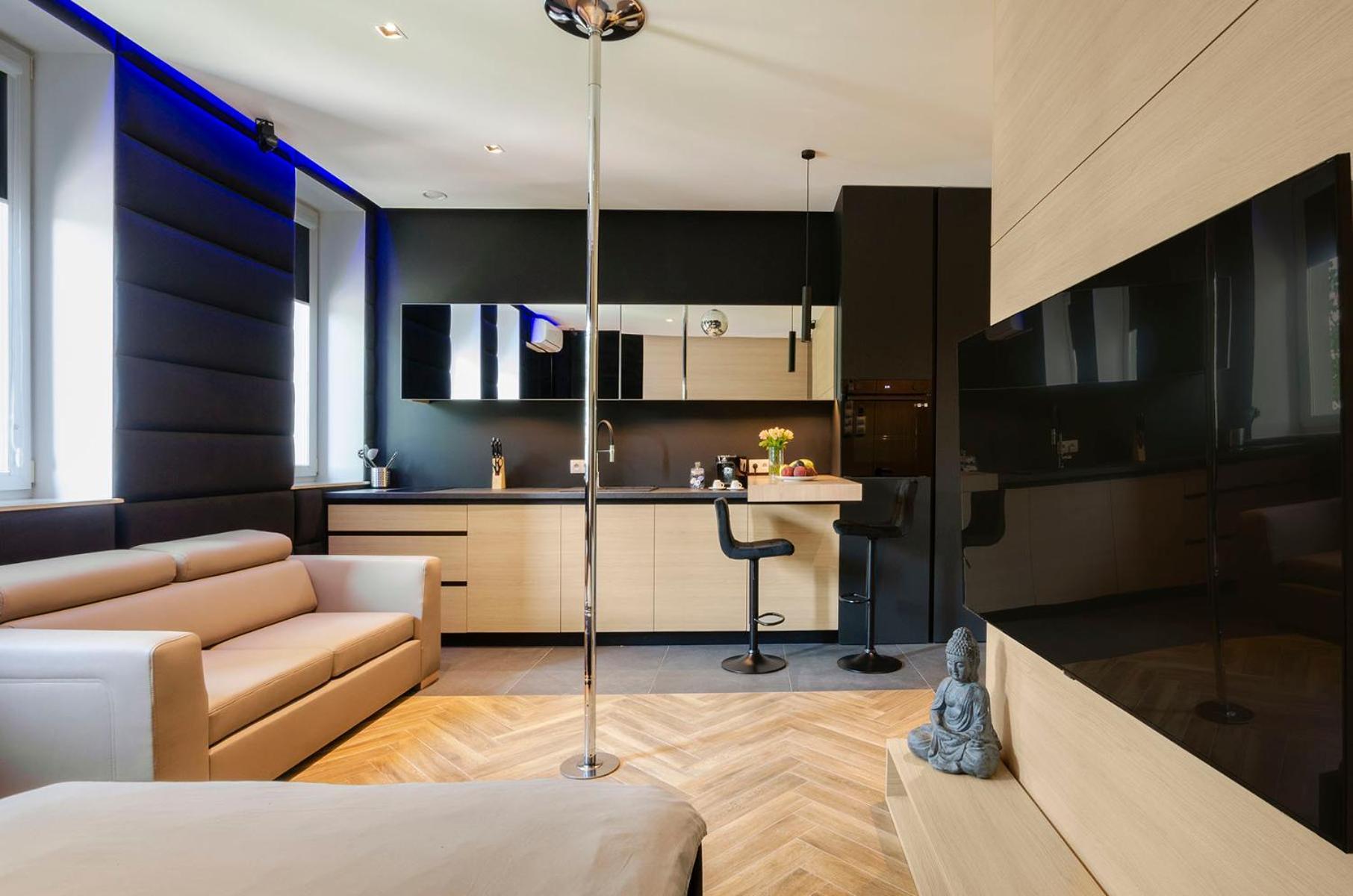 Lupoapartments Z Jacuzzi Pole Dance Leczycka 29 Klimatyzacja Parking Dostep Na Kod Łódź Værelse billede